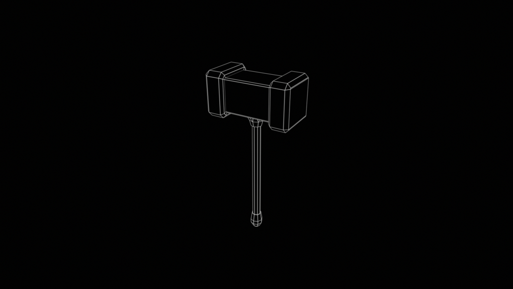 lava hammer camera wireframe